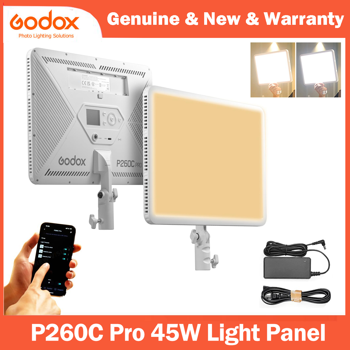 Photography Lighting Godox - Godox P260C Pro LED Video Light
