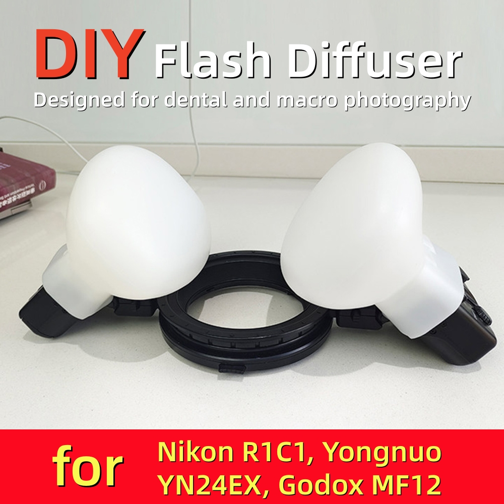 Photography Lighting Godox - 2pcs DIY Silicone Softbox Dental Macro