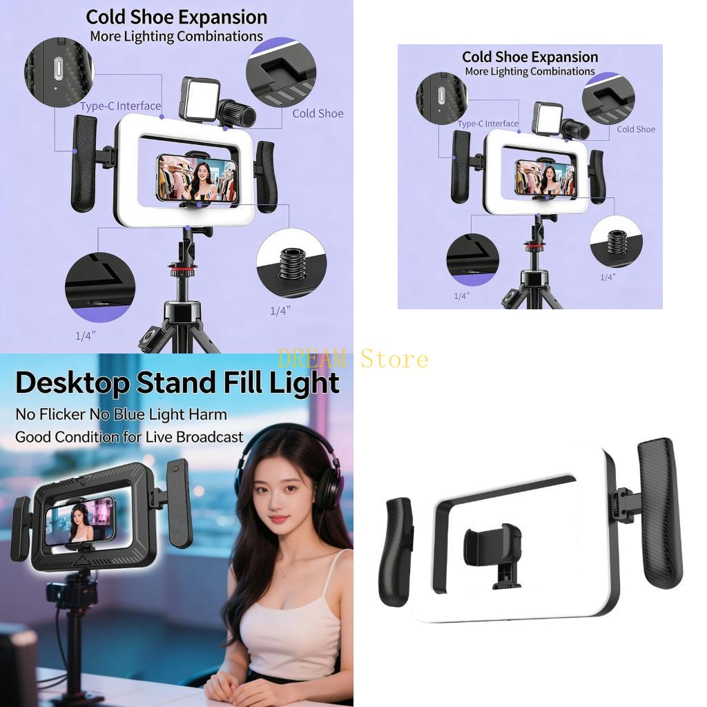 Photography Lighting Ring - Adjustable Brightness Color Temperature Rings Light