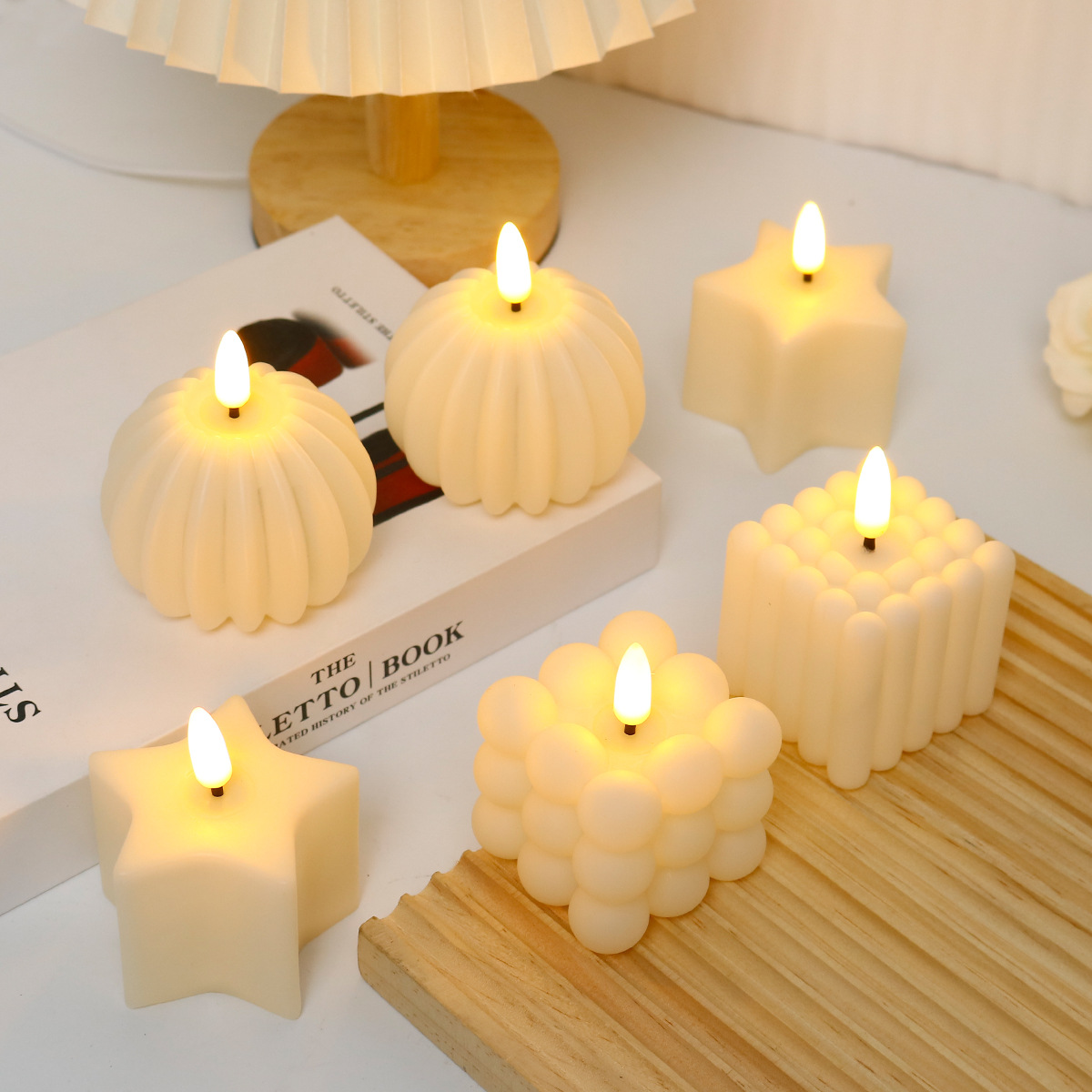 Led Candle  Cube for Wedding,  - Photography Of Lighting ulasan dan harga