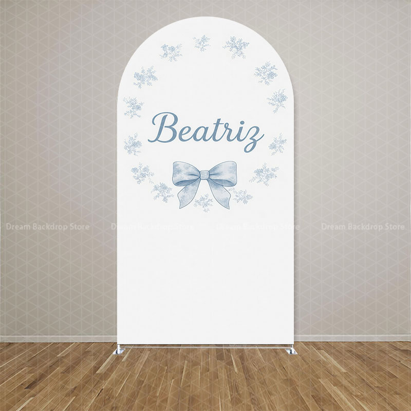 Custom Name Light Blue Bow Flo - Photography Lighting Name ulasan dan harga