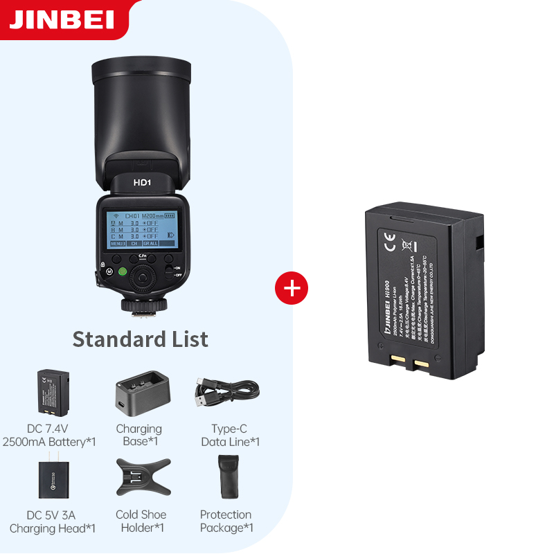 JINBEI HD-1Round-head HSS Spee - Photography Of Lighting ulasan dan harga