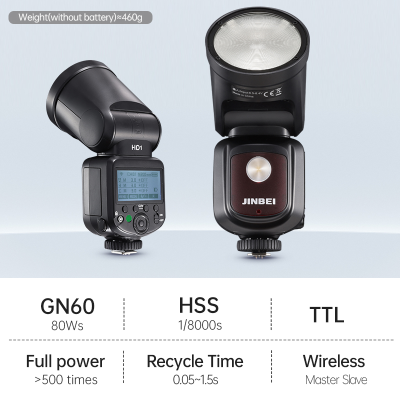 JINBEI HD-1Round-head HSS Spee - Photography Of Lighting ulasan dan harga