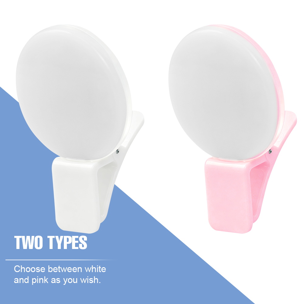 Portable Clip‑on Selfie Fill L - Photography Lighting Ring ulasan dan harga