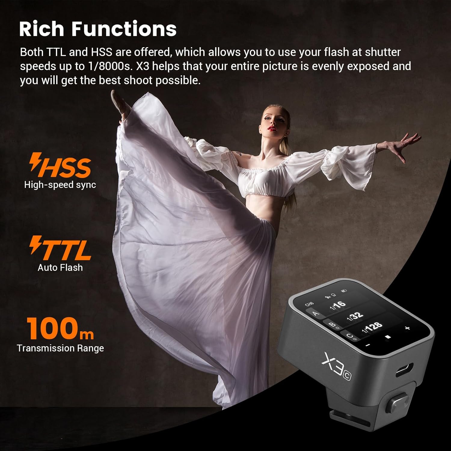 Godox X3C X3N X3S X3F X3O TTL  - Godox Speedlite Flash ulasan dan harga