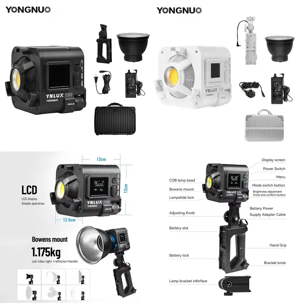 YONGNUO YNLUX100 100W 3200K-56 - Photography Of Lighting ulasan dan harga