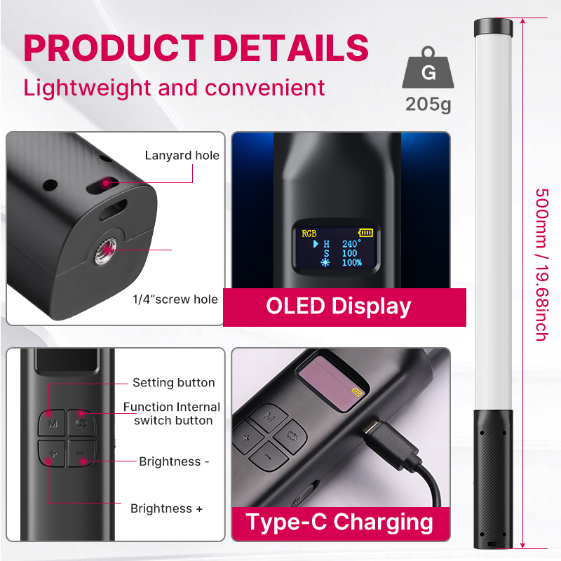 Ulanzi VL119 Handheld RGB Colo - Photography Lighting Godox ulasan dan harga