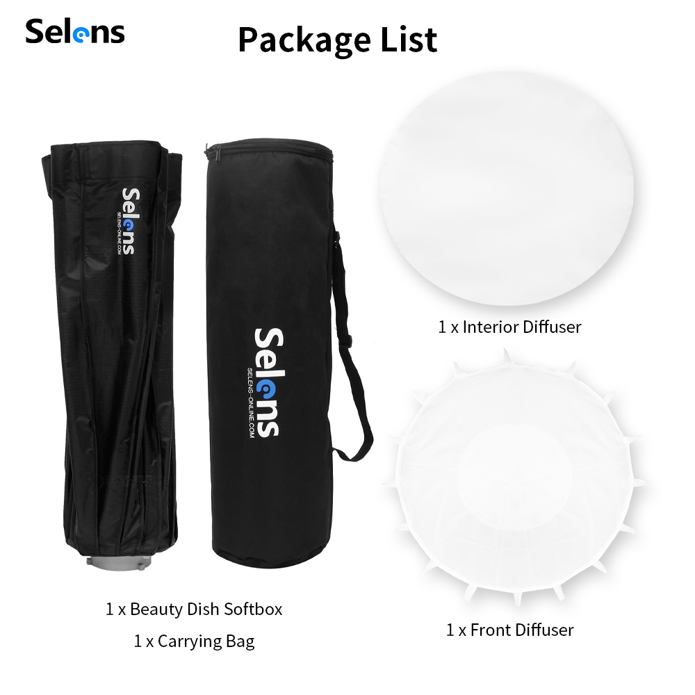 Selens 85cm Umbrella Radar Sof - Beauty Dish 55Cm ulasan dan harga