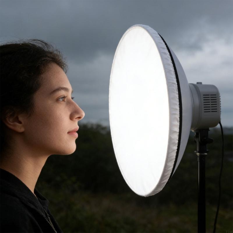 42cm Soft Diffuser Lamp Cover  - Photography Lighting Beauty Dish ulasan dan harga