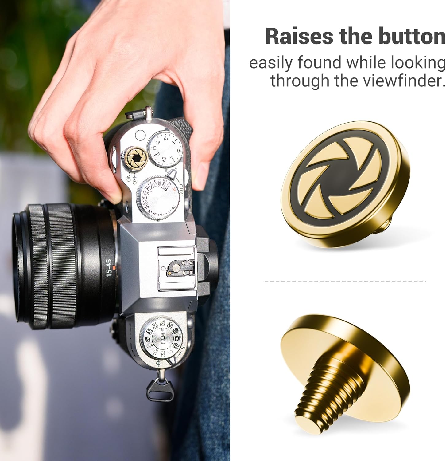 JJC Camera Shutter Button for  - Fujifilm Camera X-T5 ulasan dan harga
