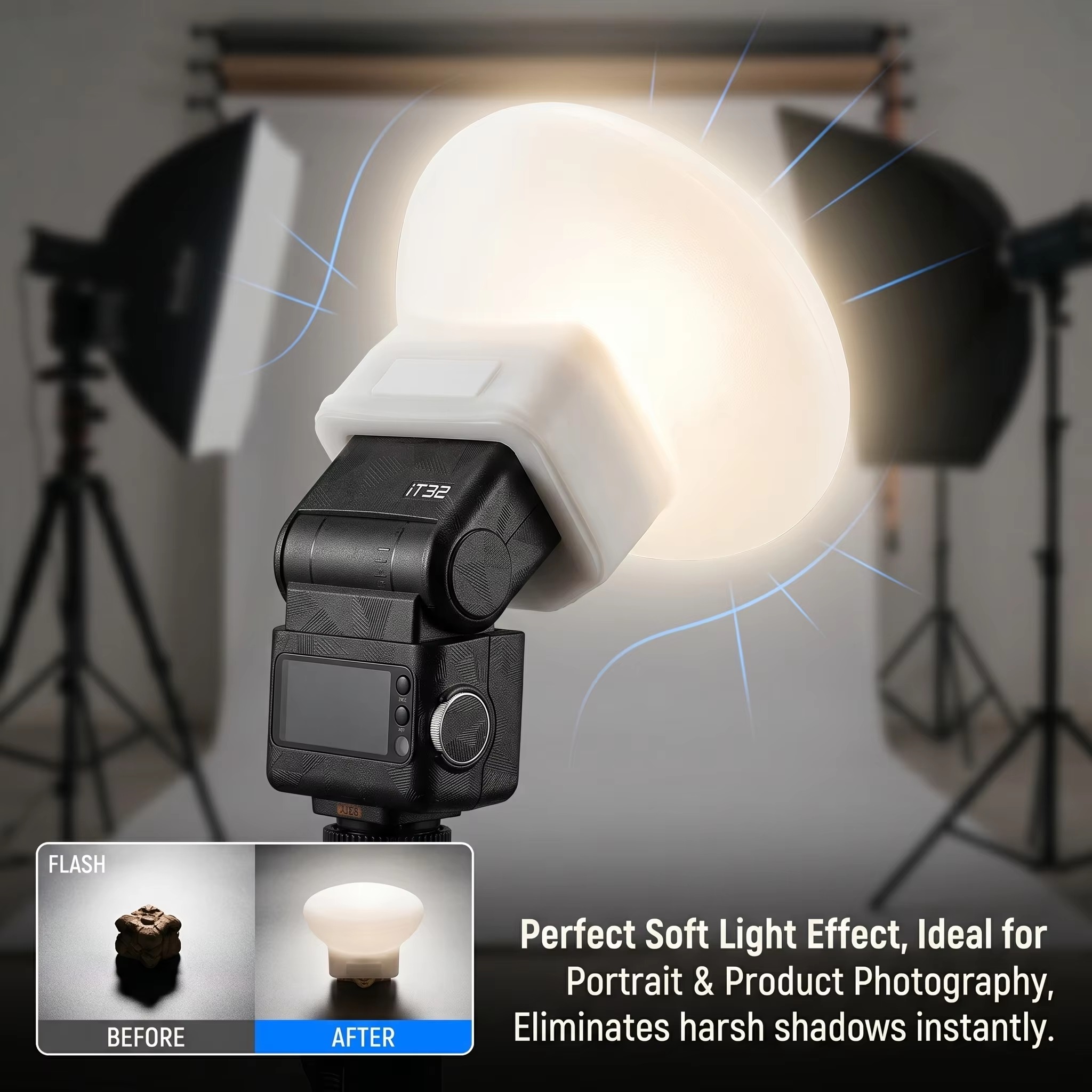 Silicone Flash Diffuser Cover  - Photography Lighting Godox ulasan dan harga