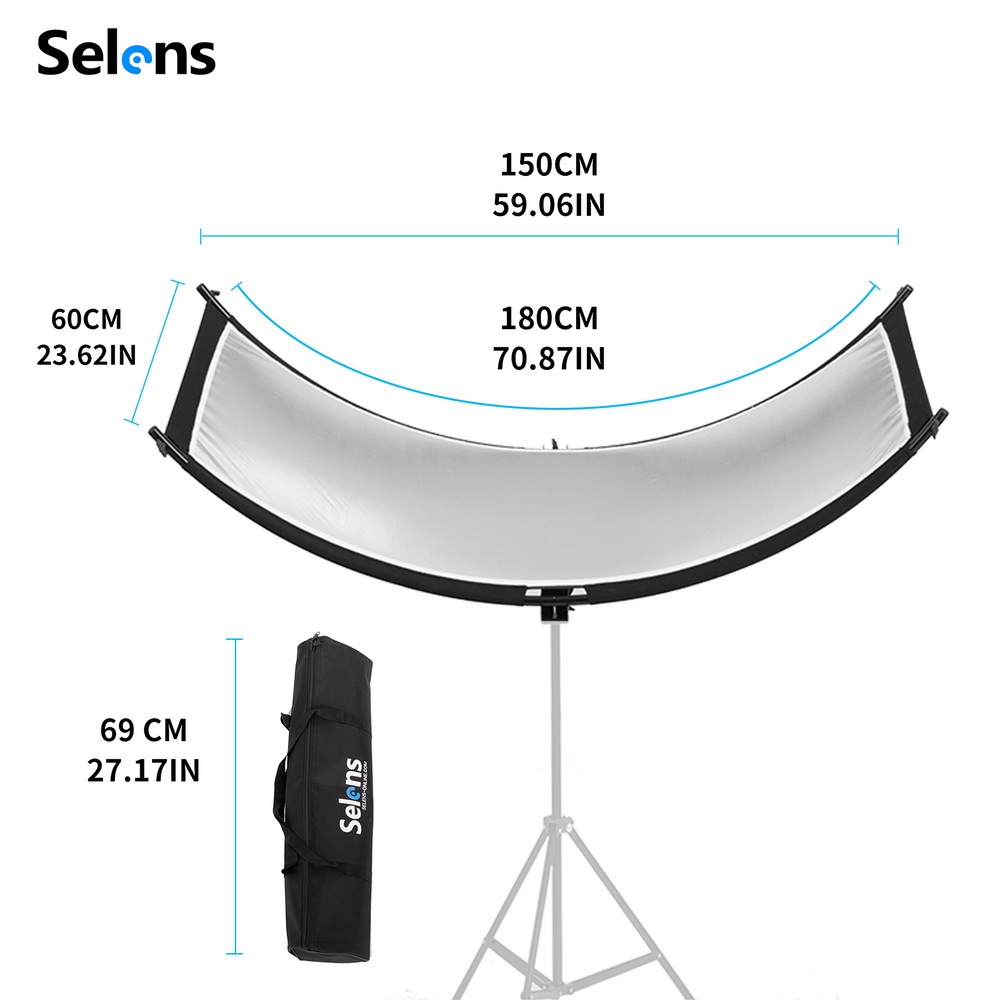 Selens Curved Light Studio U-t - Beauty Dish 55Cm ulasan dan harga