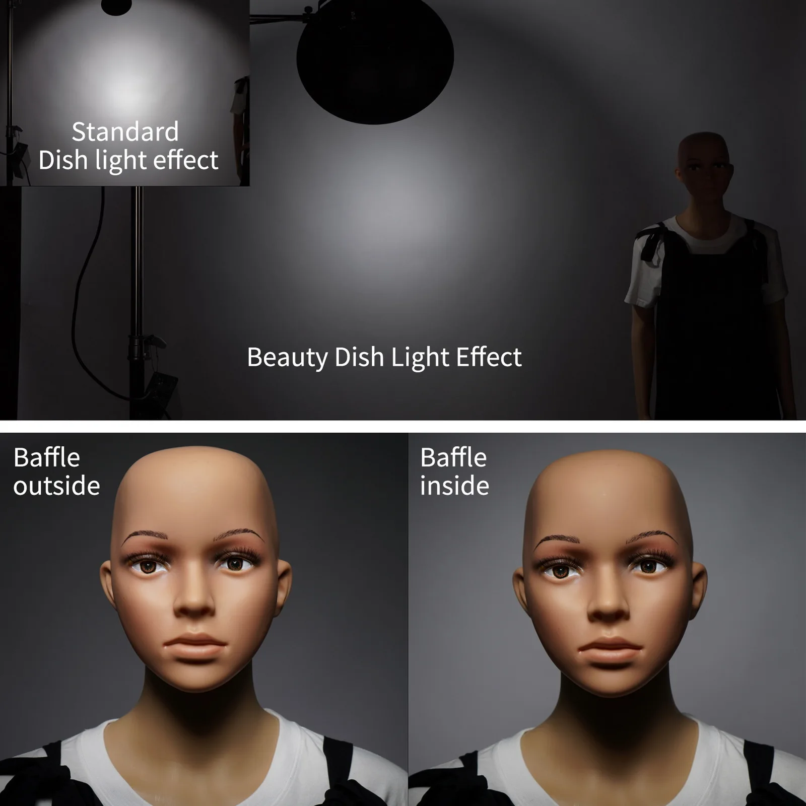 Selens Silver/White 70cm Beaut - Photography Lighting Beauty Dish ulasan dan harga