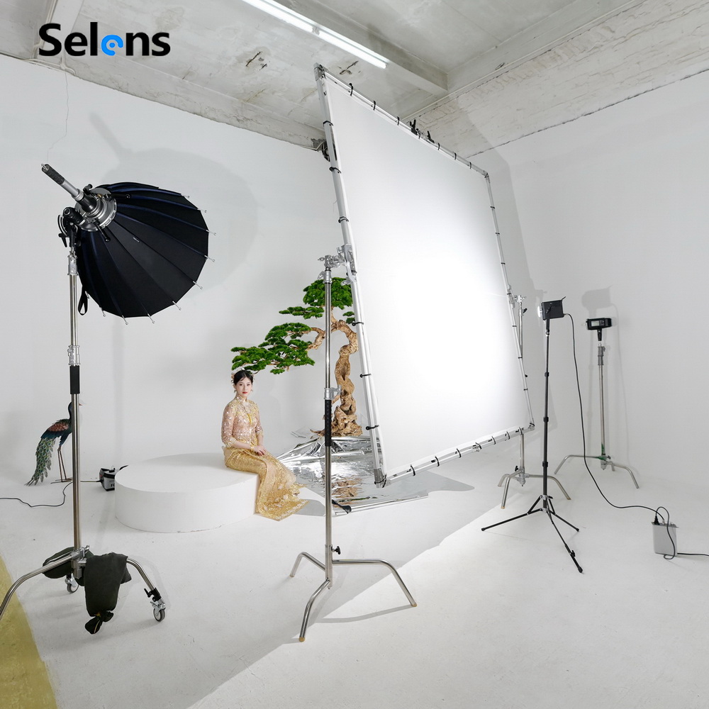 Selens Foldable 1.5/2/2.4M But - Beauty Dish 55Cm ulasan dan harga