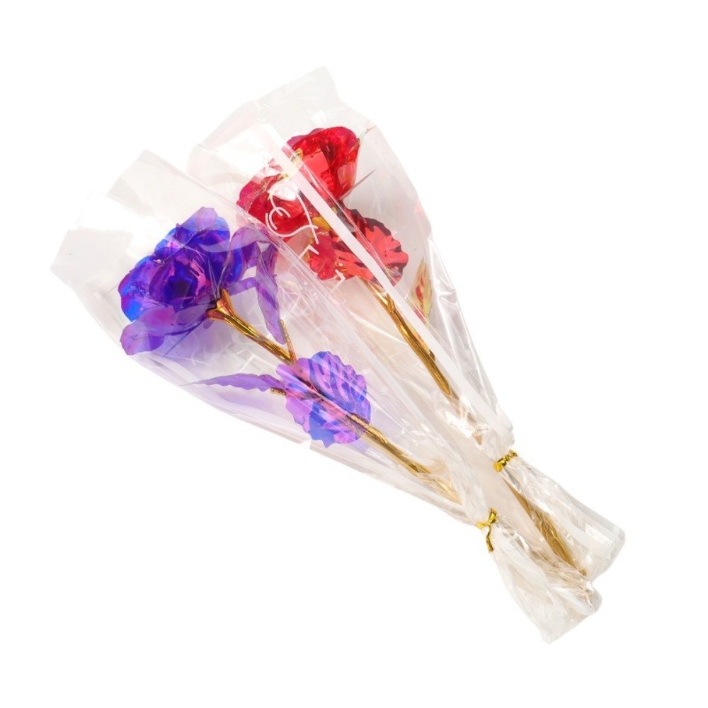 Glowing Gold Foil Rose Flower  - Photography Artificial Lighting ulasan dan harga