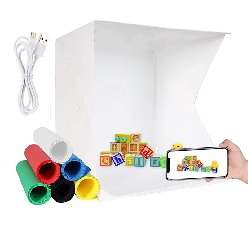 Folding Lightbox Portable Phot - Photography Lighting Case ulasan dan harga