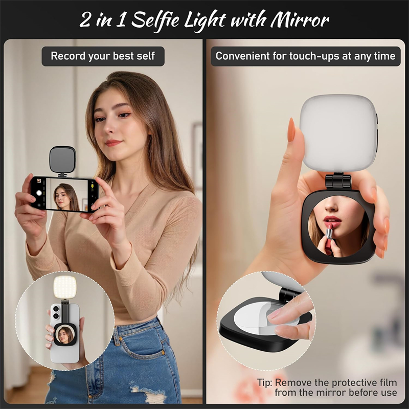 2 in 1 Folding Magnetic Phone  - Photography Lighting Brands ulasan dan harga