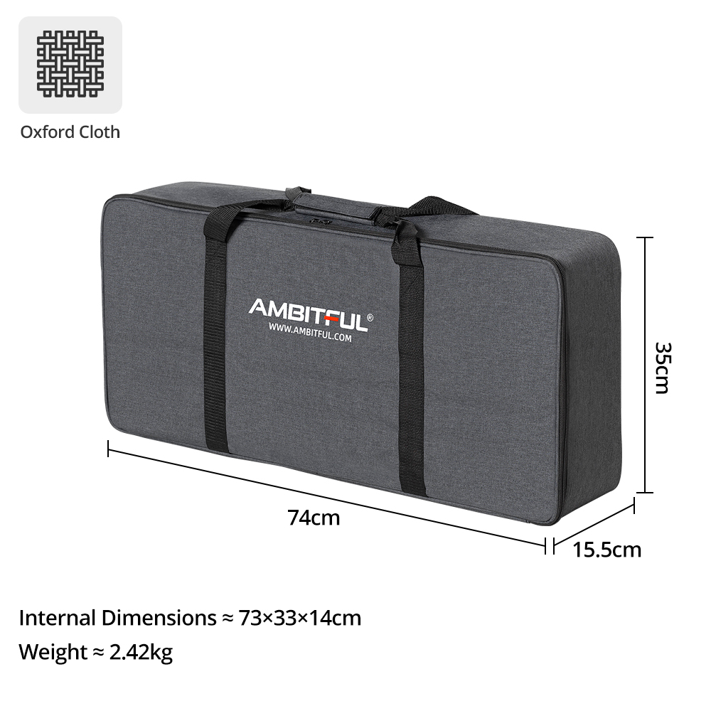 AMBITFUL new PB06 Portable Car - Photography Lighting Case ulasan dan harga