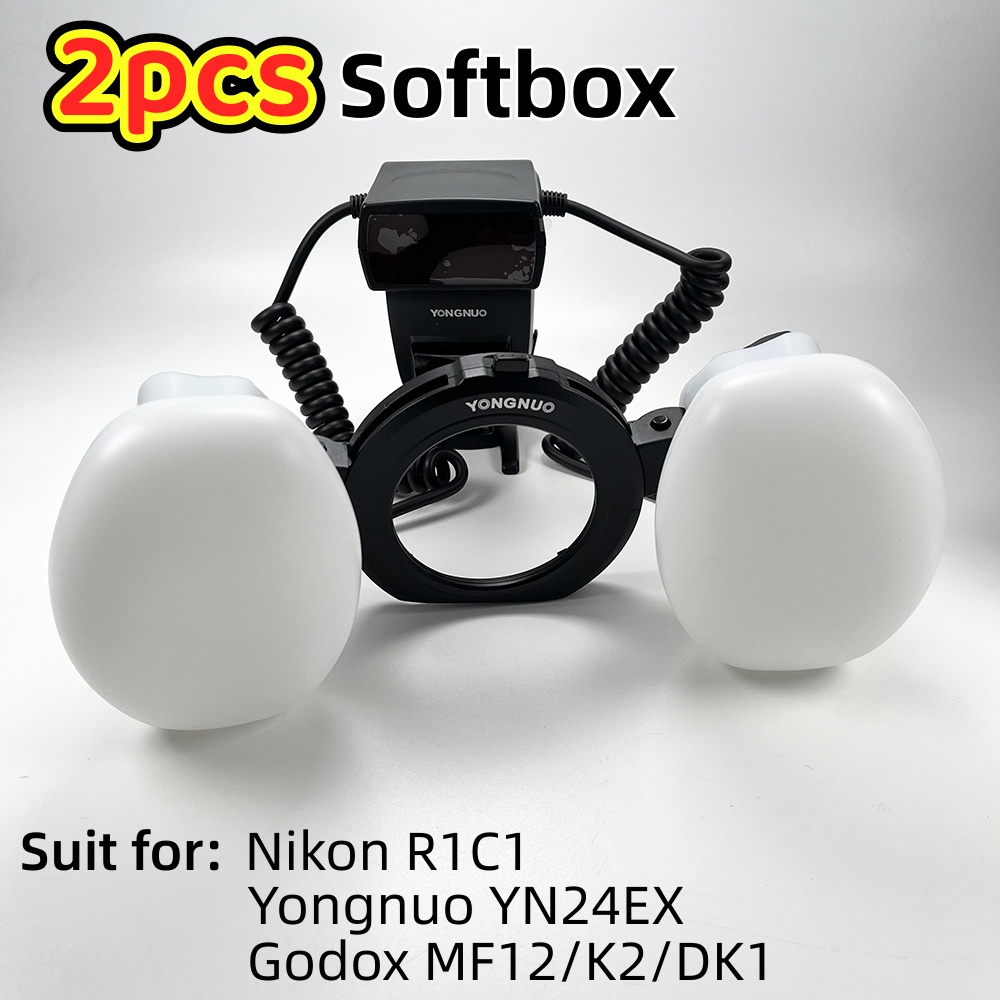 2pcs Softbox Dual Head Flash L - Photography Lighting Godox ulasan dan harga