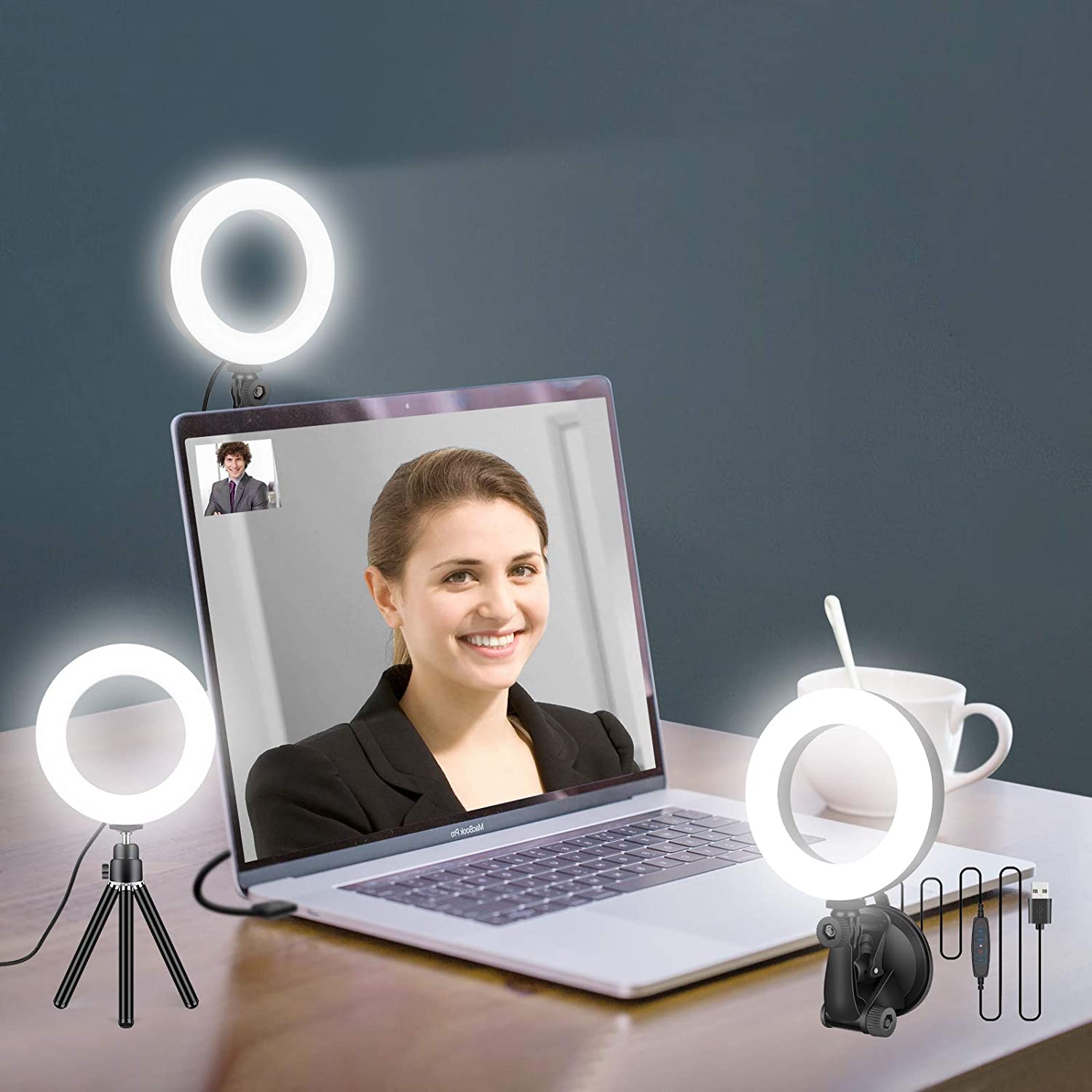 16cm Ring Light for Zoom Meeti - Photography Lighting Ring ulasan dan harga