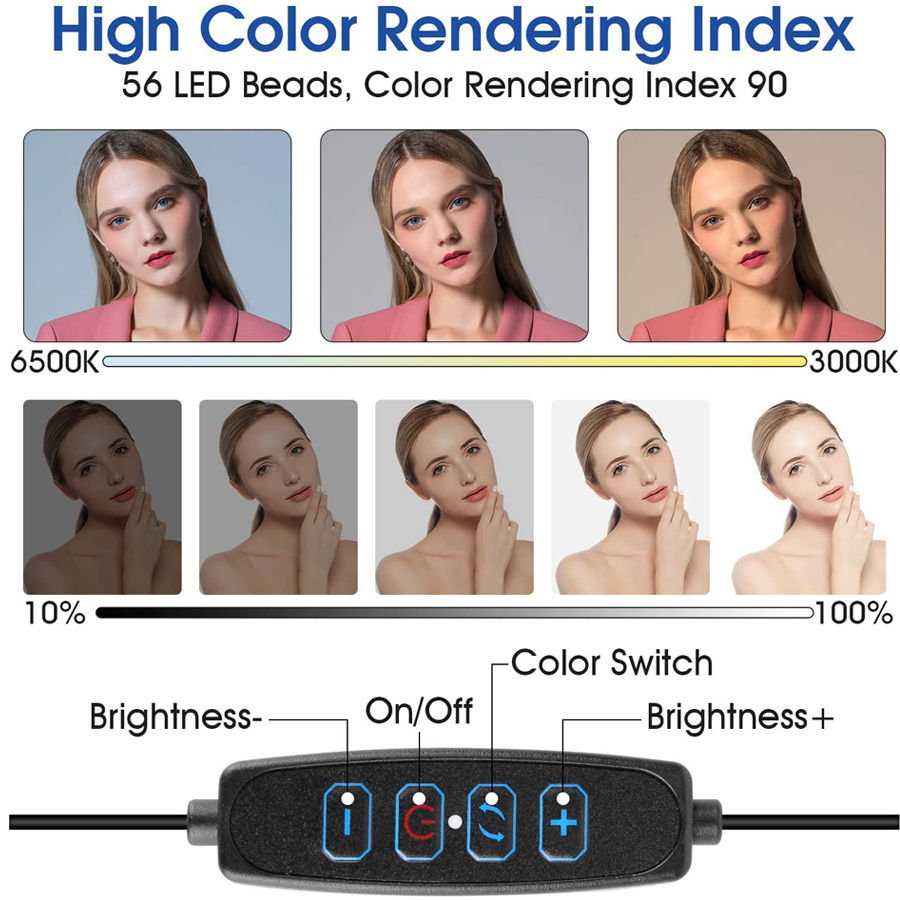 16cm Ring Light for Zoom Meeti - Photography Lighting Ring ulasan dan harga