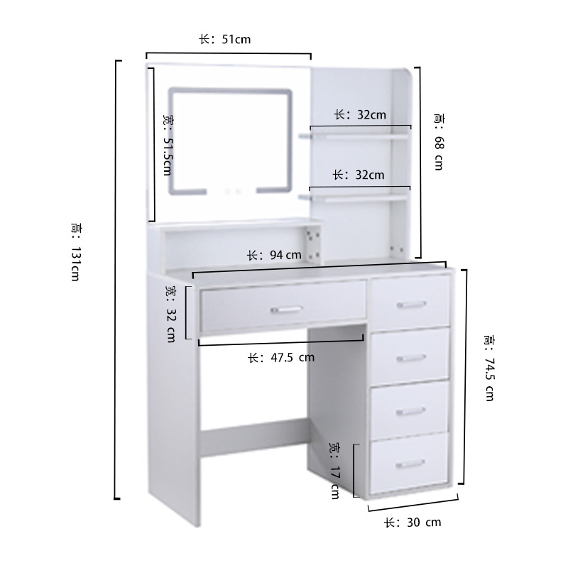 Dresser, Mirror Table, Adjusta - Photography Lighting Test ulasan dan harga