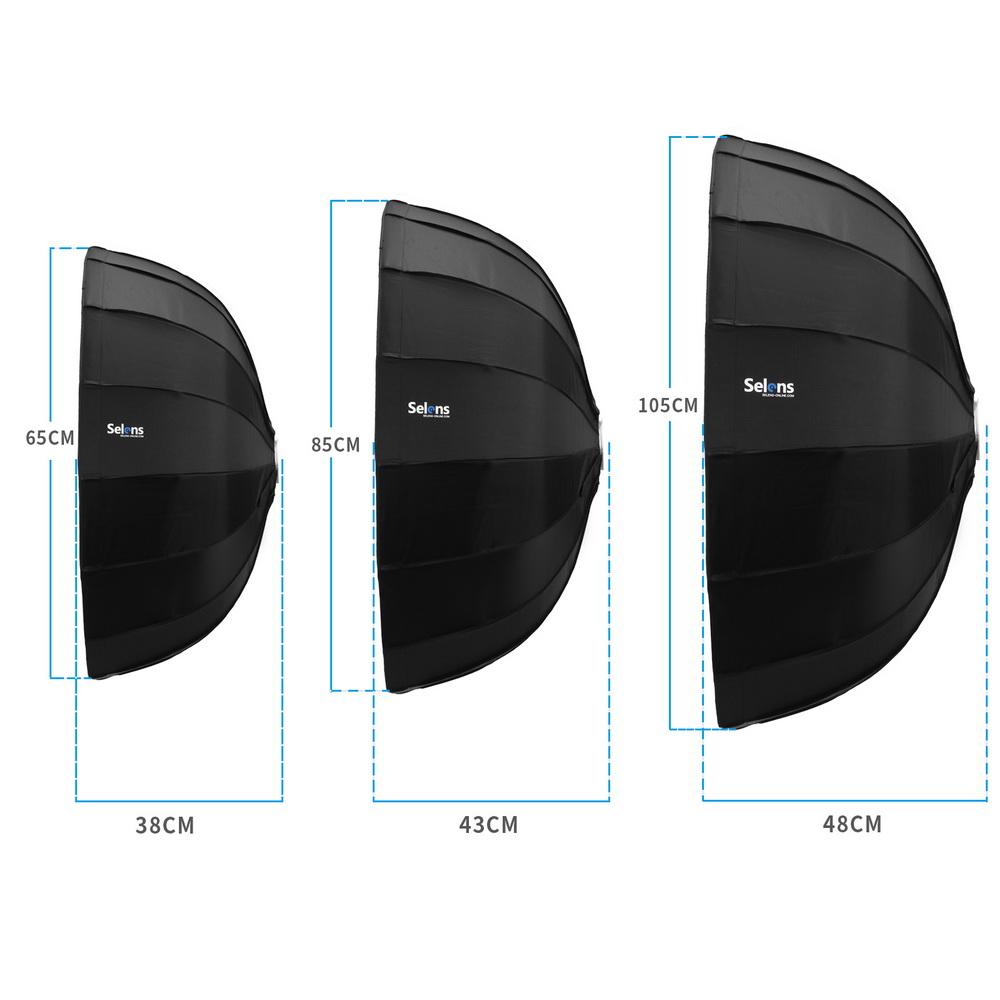 Selens Diffuser Reflector Para - Photography Lighting Beauty Dish ulasan dan harga