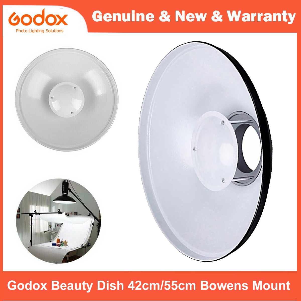 Godox BDR-W Beauty Dish 42CM 1 - Beauty Dish 55Cm ulasan dan harga