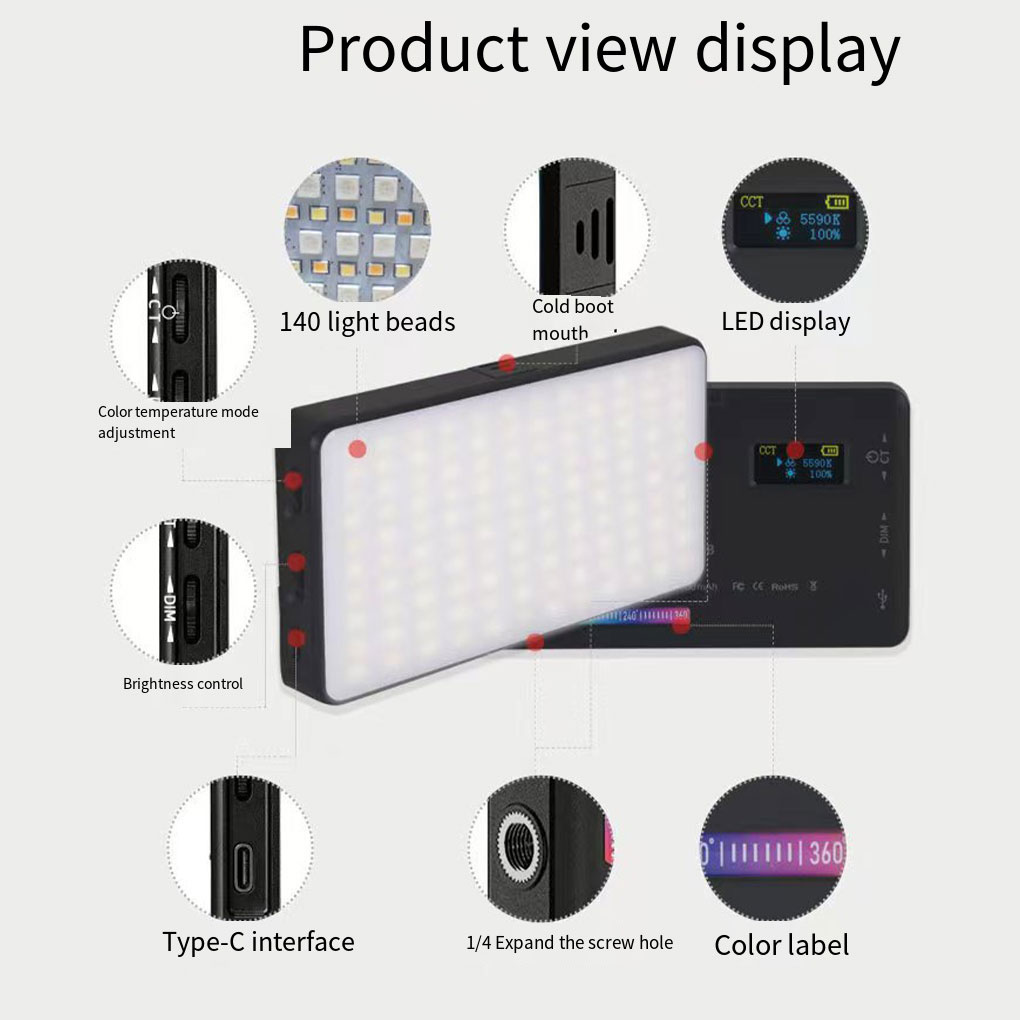RGB Modes Mini Spotlight Fill  - Photography Lighting Spotlight ulasan dan harga