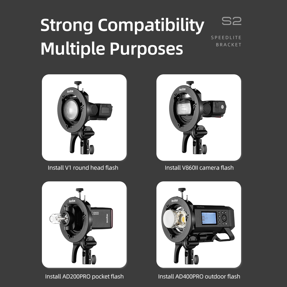 Godox S2 Bowens Mount Flash S- - Godox Speedlite Flash ulasan dan harga